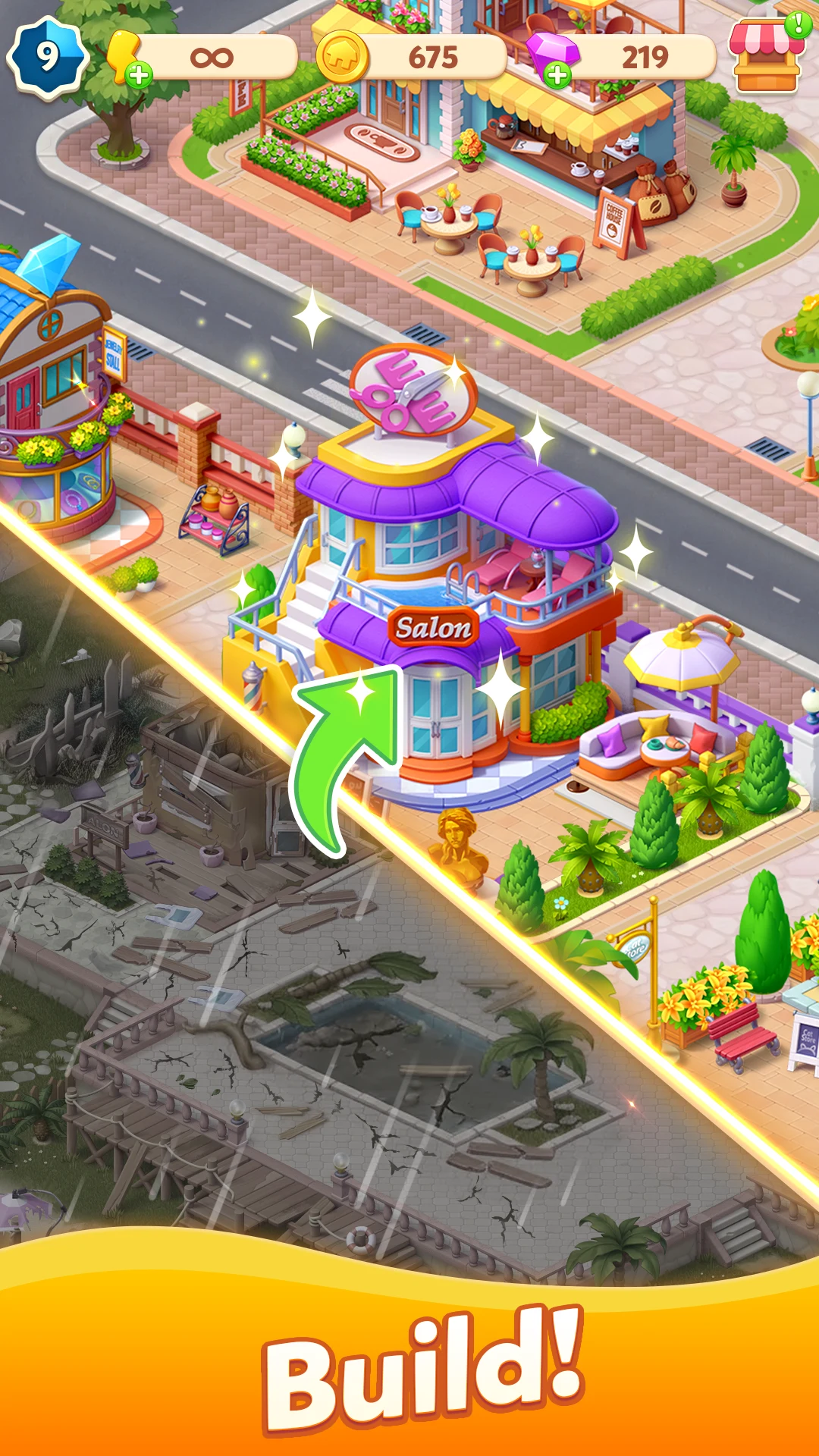 Town Horizon: Merge It screenshot