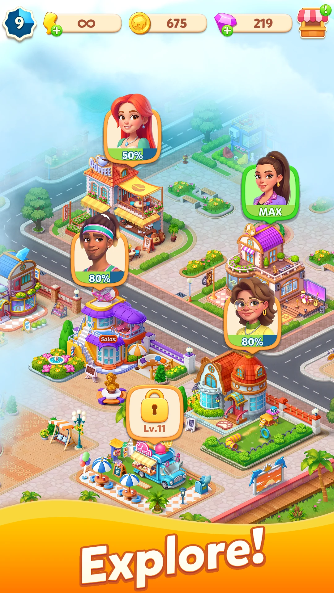 Town Horizon: Merge It screenshot